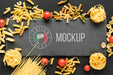 Free Italian Food Cloth Mock-Up Psd
