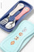 Free Kids Cutlery Travel Case Mockup, Close Up Psd