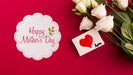 Free Label Mockup With Mothers Day Concept Psd