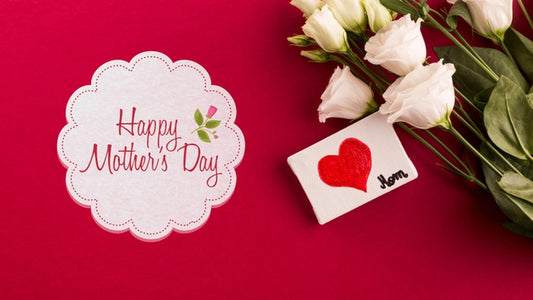 Free Label Mockup With Mothers Day Concept Psd