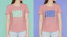 Free Ladies T-Shirt Mockup Psd