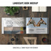 Free Lanscape Book Mockup Psd