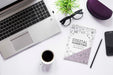 Free Laptop Coffee And Notebook Mock-Up Psd