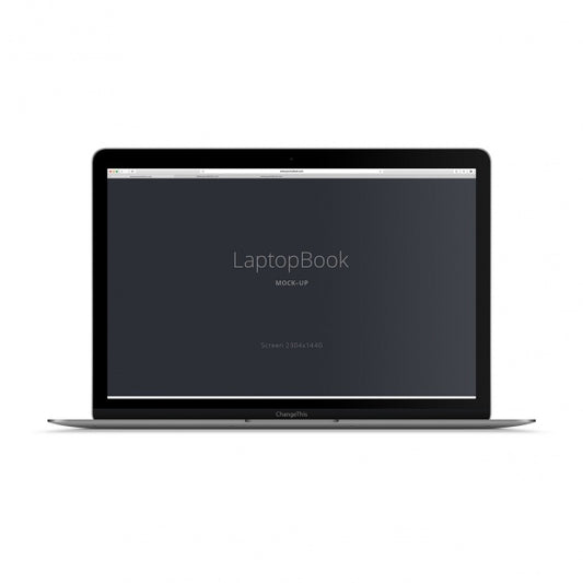 Free Laptop Mock Up Design Psd