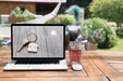 Free Laptop Mockup Outdoors Psd