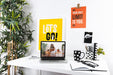 Free Laptop Mockup With Workspace Composition Psd