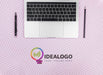 Free Laptop With Pen And Pencil On Desk Psd