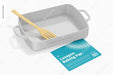 Free Lasagna Baking Pan Mockup Psd
