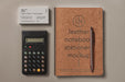Free Leather Cover Psd Notebook Mockup Set