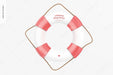 Free Lifebuoy Ring Decor Mockup Psd