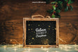 Free Lights Mockup With Christmtas Design Psd