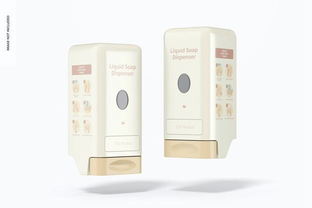 Free Liquid Soap Dispensers Mockup Psd