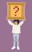 Free Little Girl Holding A Question Box