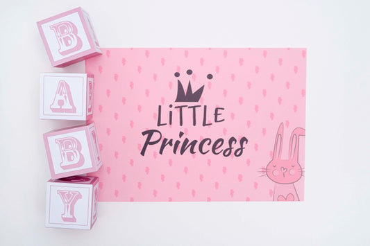 Free Little Princess Baby Shower Decorations Psd