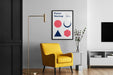 Free Living Room With Poster Mockup