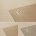 Free Logo Mock Up In Cardboard Psd