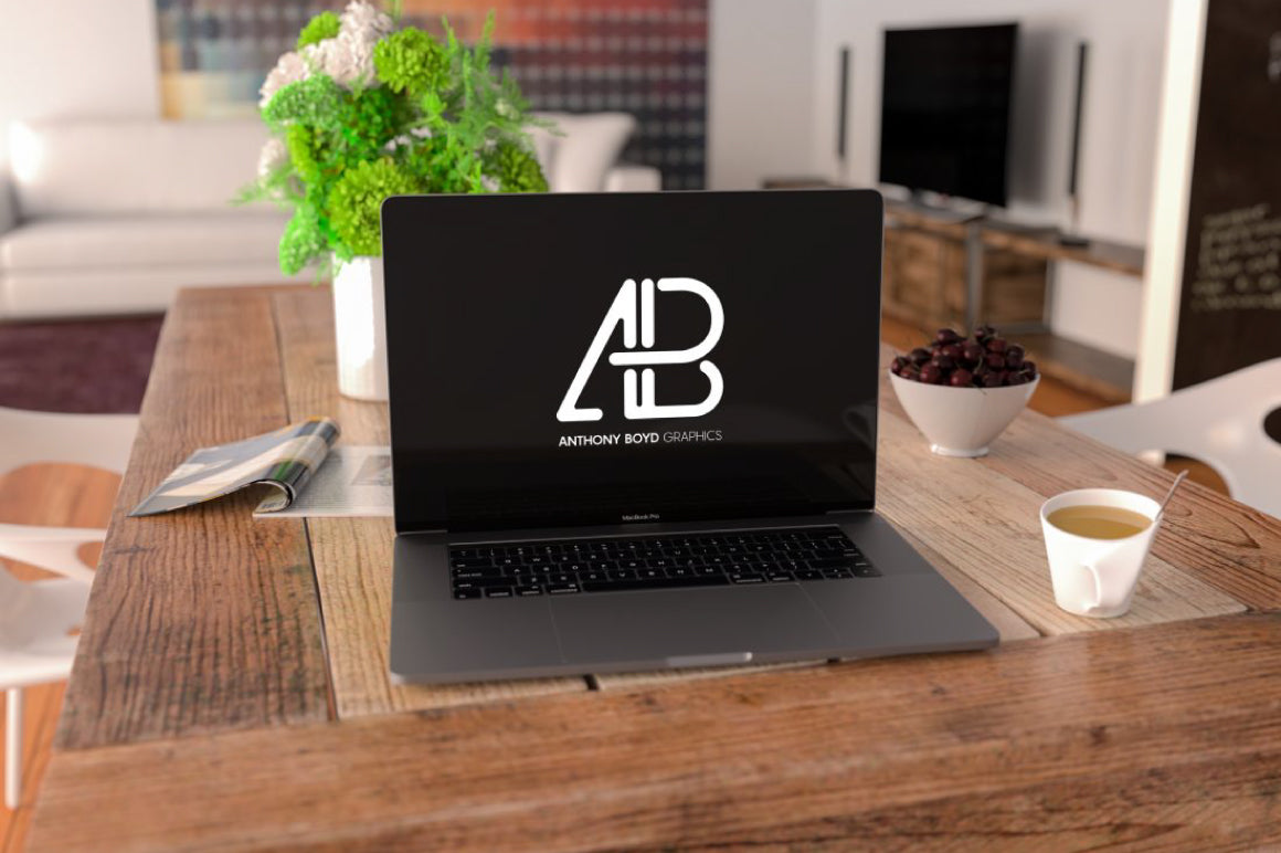 Free Macbook Pro 2016 Mockup Psd