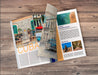 Free Magazine Mockup On Wooden Table Psd