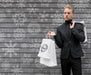 Free Male Holding Shopping Bags Copy-Space Psd