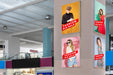 Free Mall Advertising Mock-Ups Long View Psd