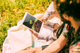 Free Man Using Tablet Mockup In Nature Psd