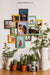 Free Many Frames On Wall With Floral Decoration Psd
