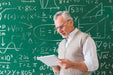Free Math Teacher Holding White Tablet Psd