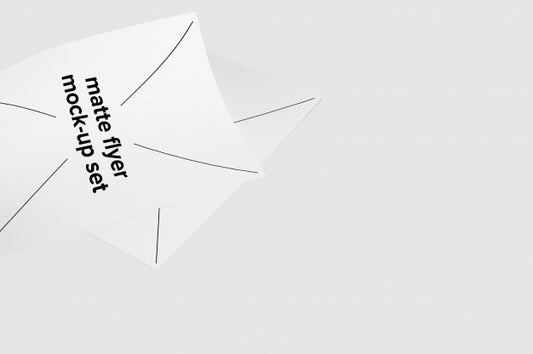 Free Matte Flyer Mock Up Left Side Psd