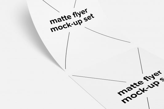 Free Matte Flyer Mock Up Psd