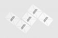 Free Matte Flyer Mock Up Set Geometric Shape Psd