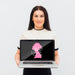 Free Medium Shot Woman With Laptop Indoors Psd