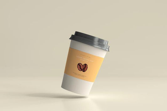Free Medium Size Paper Coffee Cup Mockup Psd