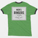 Free Mens Ringers T-Shirt Mockup Psd