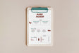 Free Menu Card Mockup
