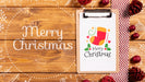 Free Merry Christmas With Mock-Up Christmas Clipboard Psd
