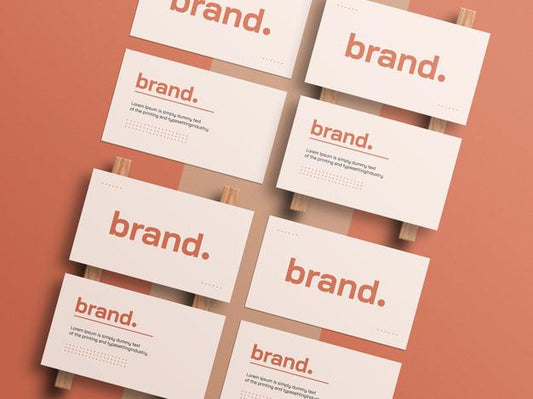 Free Minimal Business Card Mockup Psd