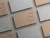 Free Minimal Business Card Mockup Psd