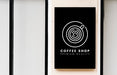 Free Minimal Coffee Shop Sign Mockup Psd