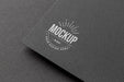 Free Minimal Composition With Company Branding Card Mock-Up Psd
