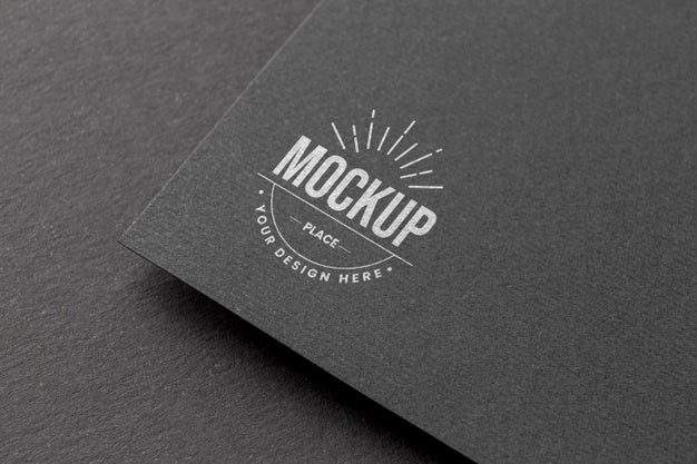 Free Minimal Composition With Company Branding Card Mock-Up Psd