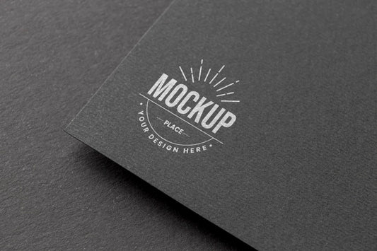 Free Minimal Composition With Company Branding Card Mock-Up Psd