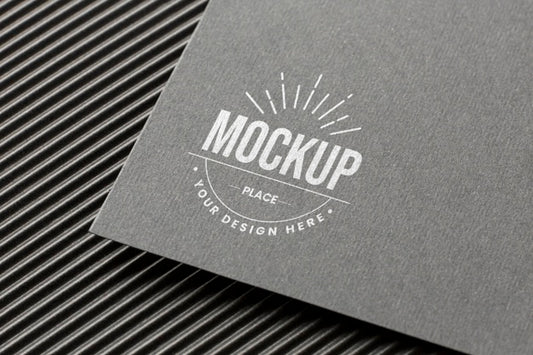 Free Minimal Composition With Company Branding Card Mock-Up Psd