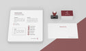 Free Minimal Mock-Up Stationery Composition Psd
