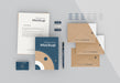 Free Minimal Stationery Objects Assortment Psd