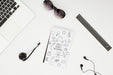 Free Minimalist Desk Concept Mock-Up Psd