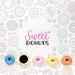 Free Mix Of Colorful Donuts And Coffee With Mock-Up Psd