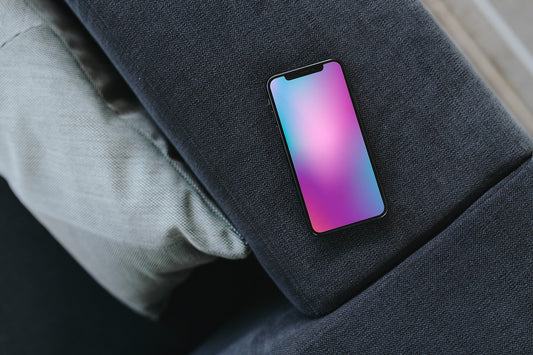 Free Mobile Phone With A Colorful Background
