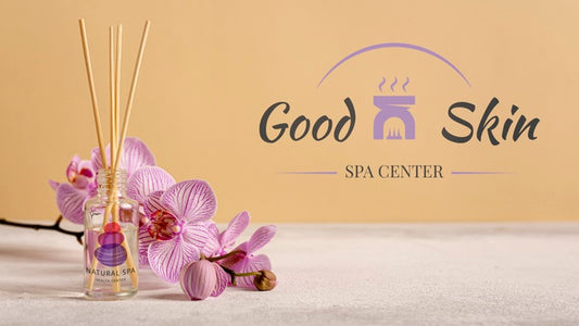 Free Mock-Up Aromatic Cosmetic Products At Spa Psd