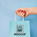 Free Mock-Up Bag With Sale Campaign Psd