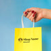Free Mock-Up Bag With Sale Offer Psd